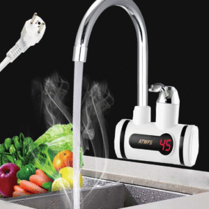 ইন্সট্যান্ট হট ওয়াটার ট্যাপ - রান্নাঘর / ওয়াশ রুমের জন্য (দেয়াল ফিটিং)